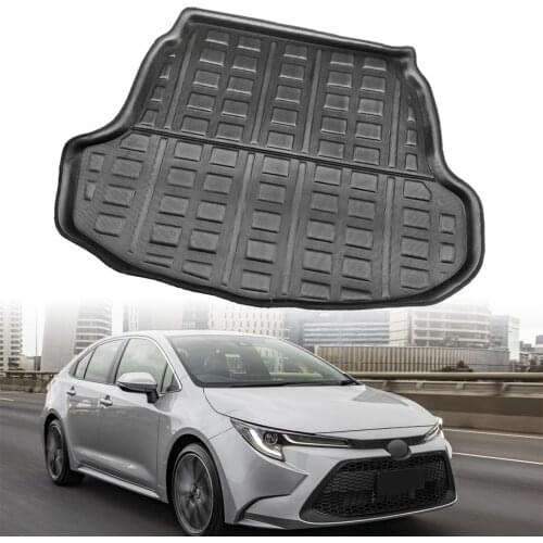 Black Car Rear Cargo Liner Boot Trunk Floor Mat Tray For Toyota Corolla E210 Sedan 2020