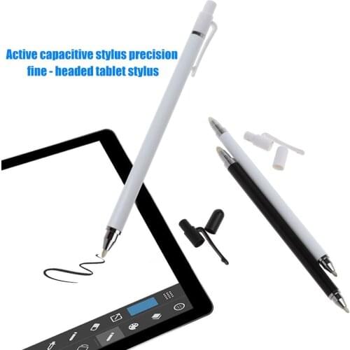Dual Soft Nibs Touch Screen Capacitive Stylus Pen for Smart Phone/Tablet/Laptop