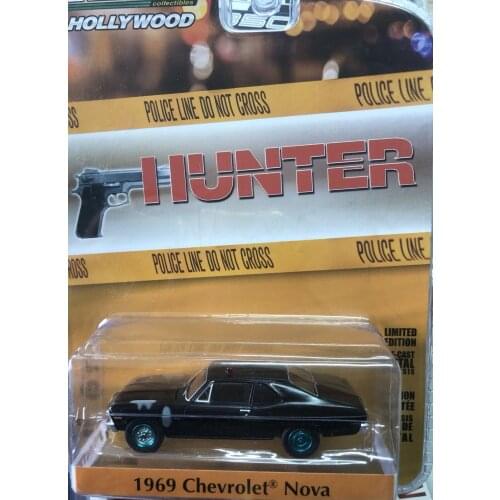 GL 1:64 1969 Chevrolet Nova green machine alloy model Car Diecast Metal Toys Birthday Gift For Kids Boy