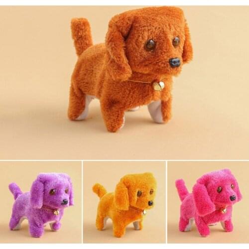 Pet Dog Toy New Robotic Cute Animal Electronic Walking Dog Puppy Kids Toy With Music Light Baby Girls Birthday 2020 new