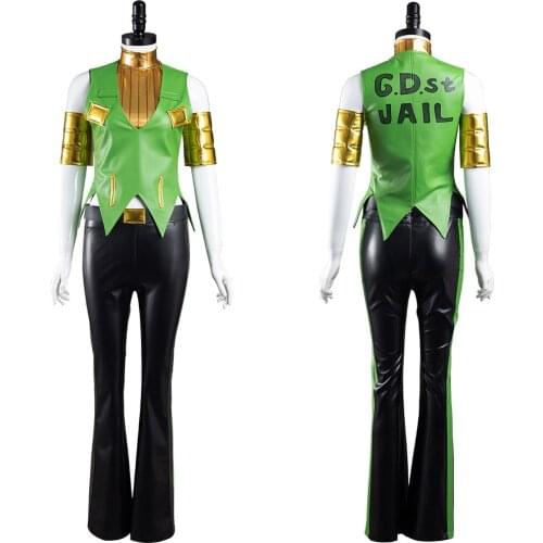 JoJo‘s Bizarre Adventure Ermes Costello Cosplay Costume Outfits Halloween Carnival Suit
