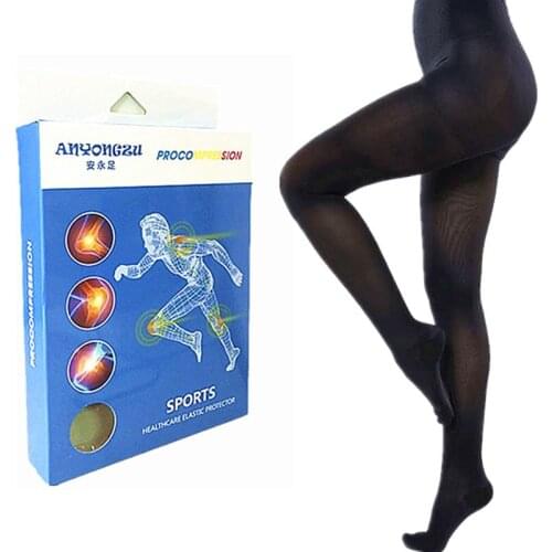 Men Women Package Toe Professional Medical Pressure Pantyhose Prevent Varicose Veins Reduce Edema Elastic Stocking With Gift Box