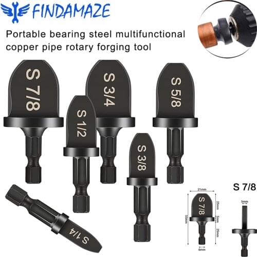 Hexagonal Shank Air Conditioning Rotary Forging Tool Bit Bearing Steel Forged Copper Pipe Drill Bit for Air Conditioning Repair
