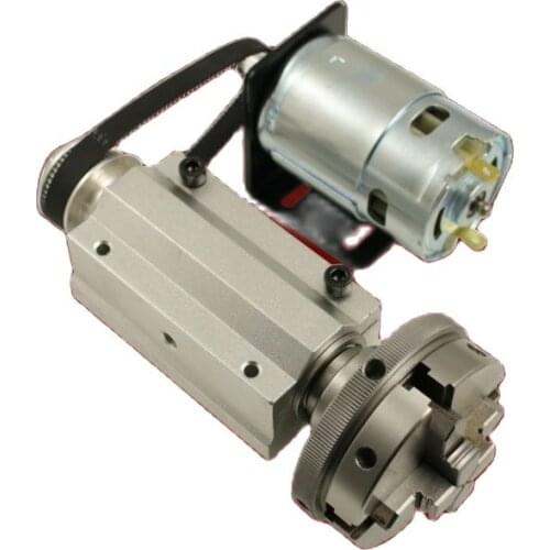 Mini Lathe Woodworking Beads Locomotive Lathe 80 Four-jaw Chuck Spindle Assembly 65 Small 50 Three-jaw Rotary Chuck