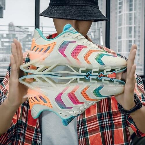 Multicolor Clunky Sneaker Novelties 2021 Trend Light Running Shoe for Men Summer Comfort Sneakers Breathable Rubber Eva Shoes