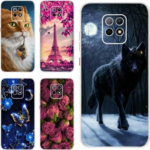 For Xiaomi Redmi 10X 5G Case Soft Slim Fundas Cute Animals Painted Cover For Xiaomi Redmi 10X Pro 5G Redmi10X Phone Cases Bumper
