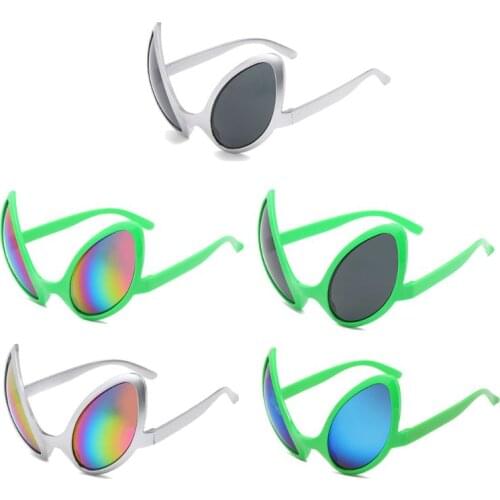 2021 New Funny Costume Glasses Rainbow Lenses ET Sunglasses Halloween Party Props