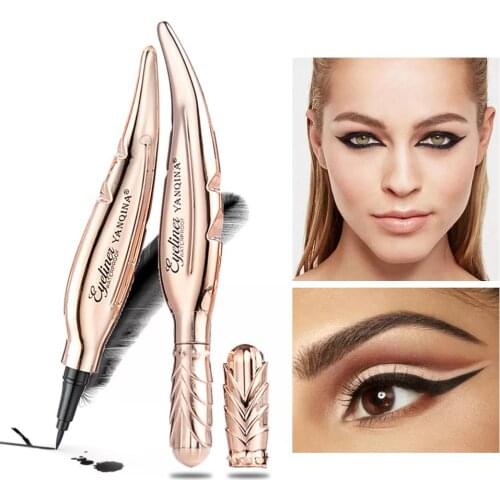 NEW Professional Super Black Eyeliner Makeup Lasting Waterproof Quick drying Liquid Eyeliner Eye liner Pencil Beauty Tool