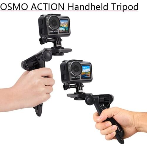 Plastic 1/4 Screw Portable Stand Mount Handheld Tripod Adapters for DJI Osmo Action Sports Camera Accessories