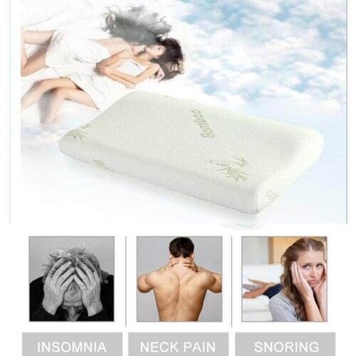 1Pcs Bamboo Pillows Memory Foam Bedding Pillow for Sleeping Orthopedic Sleeping Beding Pillows Cervical Pillows Neck Protection