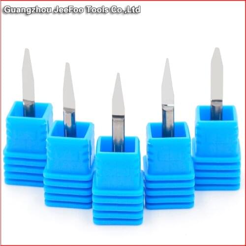 Flat Bottom Wood Engraving Router Bits Sharp Solid Carbide Tool on 3D Woodworking Relief Machining RADIUSED BOTTOM ENGRAVING BIT