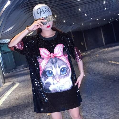 Sexy & Club Straight Geometric Half Round Neck Casual Elegant Round Neck Black Red Mini Club Party Sequin Summer Dress