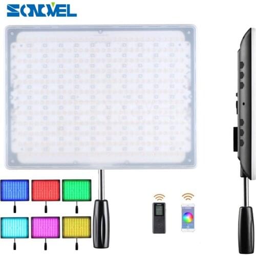 Yongnuo YN600 RGB 3200K~5500K Ultra Thin photography LED Video Light wedding photography light For Canon Nikon camera DV SLR