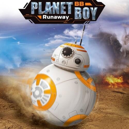 BB-8 Ball Upgrade 20.5cm RC Intelligent Robot 2.4G BB8 Toy Car For Children With Music Action Figure BB 8 Remote Control Robots