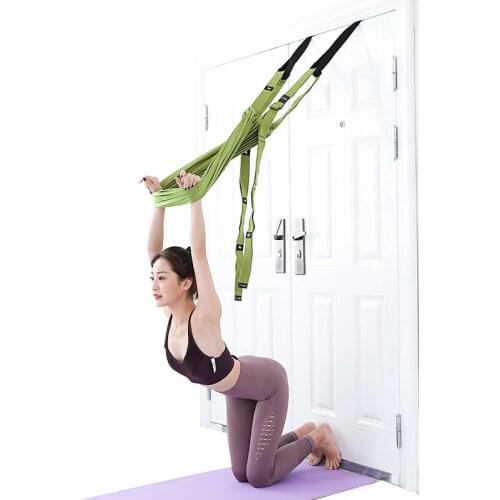 Air Yoga Rope Zigzag Horse Hip Opening Elastic Yoga Belt Handstand Rope Stretch Belt Split Waist Training Device