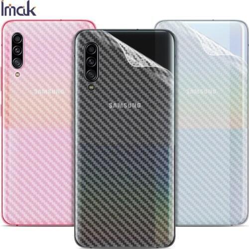 IMAK Carbon Fiber Pattern Back Film for Samsung Galaxy A71 A01 M30s S10 Lite A91 M80S