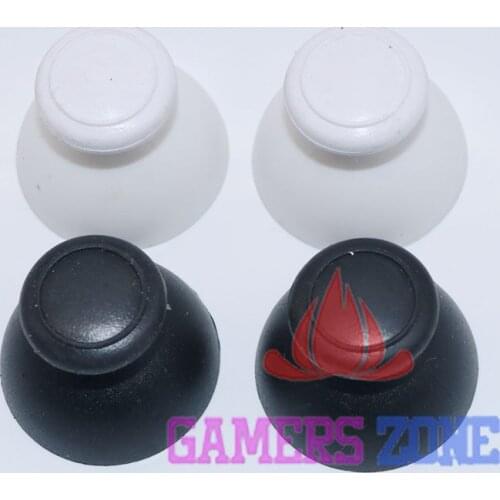 100pcs Replacement Thumbstick Joysticks Cap Shell Mushroom Caps for Nintendo Wii Nunchuck Controller