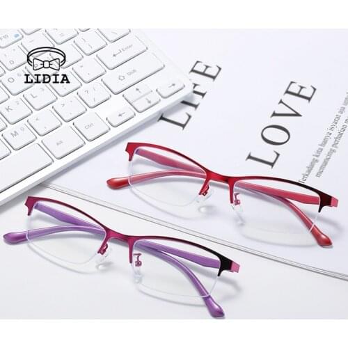 2021 Ultra Light Myopia Glasses Finished Eyewear Anti-blue Light Business Style Lens Glasses Degree -1.0-1.5-2.0-2.5-3.0-4.0