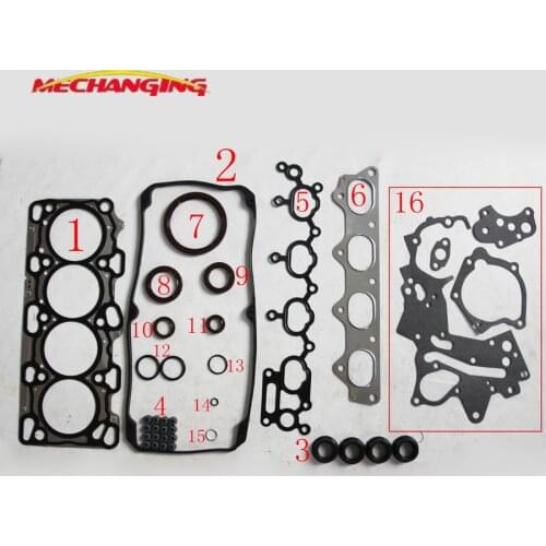 4G64 For MITSUBISHI OUTLRNDER OR NIMBUS OR GALANT OR ECLIPSE 16V Engine Rebuilding Kits Full Set Engine Gasket MD978906 50239300