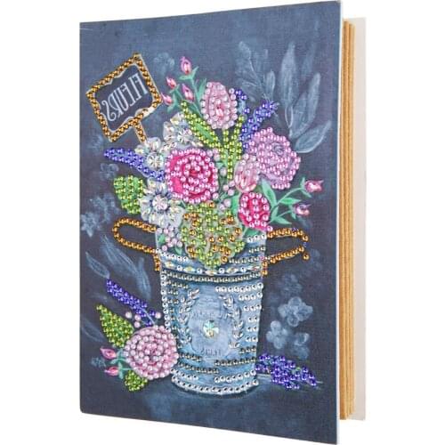 Special Shaped Diamond Painting Photo Album Beautiful Flowers Fotoalbum Diamond Embroidery Mosaic Holiday Cards Birthday Gift