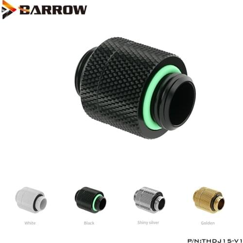 Barrow Multi-Function Flexiable G1/4 Male to Male Rotary Connector,15-16.5mm Extender PC water cooling build fittings,THDJ15-V1