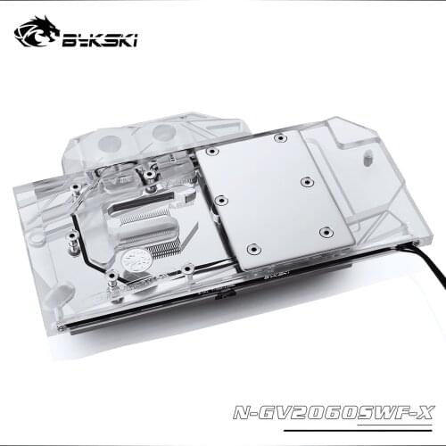 Bykski N-GV2060SWF-X GPU Block for GIGA RTX2060 2070 Super GAMING WINDFORCE