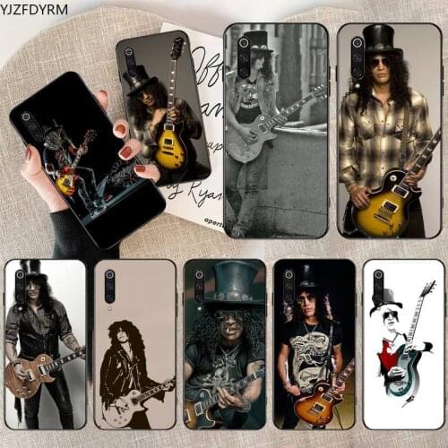 Rock music Slash guitars Soft Rubber Phone Cover for Xiaomi Mi Note 10 Lite Mi 9T Pro xiaomi 10 10 CC9 Pro 9SE