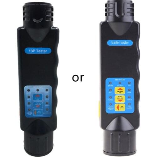 European Resistance Tester 13 Pin Core Hole Pin Trailer Car Socket Connector Tail Light Signal Line Inspection Detector