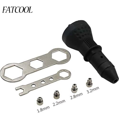FATCOOL Electric Rivet Nut Gun Riveting Tool Cordless Riveting Drill Insert Nut Tool Riveting Drill Adapter