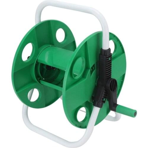 Trintion Hose Reel 45m Pipe Reel Holder Hose Pipe Reel Portable Water Pipe Free Standing for Garden