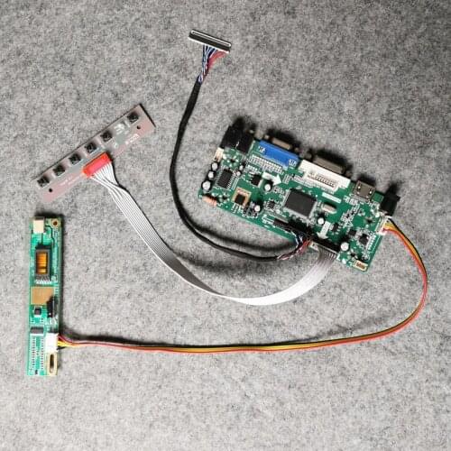 Kit LVDS 30 Pin 1CCFL VGA+DVI LCD controller board 1024*768 Fit LP150X08 (A2)/(A3)/(A5)/(TL)(A2)/(TL)(A6) matrix M.NT68676