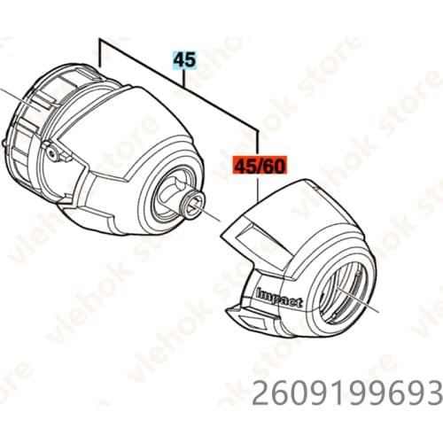 Gear Box GEARBOX for BOSCH GDR18V-LI GDR14.4V-LI 2609199693 Power Tool Accessories Electric tools part