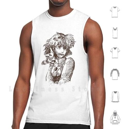 Nausicaa Studio Ghibli Les Misérables Mashup tank tops vest 100% Cotton Nausicaa Nausicaa Of The Valley Of Wind Nausicaa Of