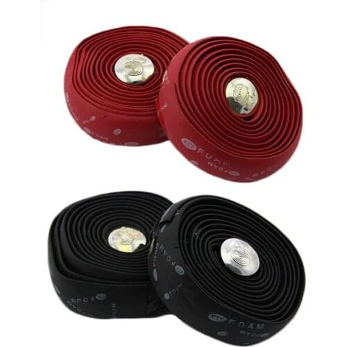 RED LAND High density material road bicycle/bike handlebar foam grips belt