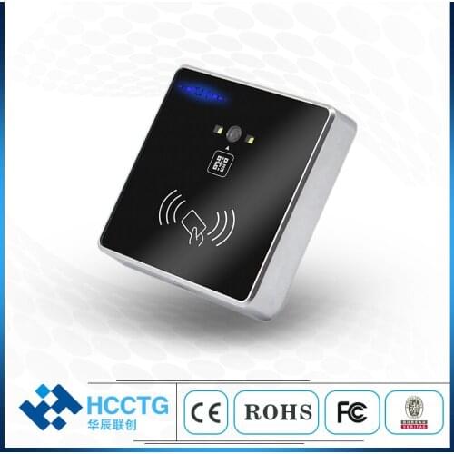 Wiegand RS232 USB RS485 TTL Mi fare QR Code smart access control card reader HM30-IC