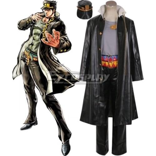 Stardust Crusaders Jotaro Kujo Party Halloween Suit Men Clothing Adult Christmas Suit Fancy Outfit Cosplay New Costume E001