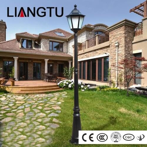 Waterproof Aluminium Die-casting Street Light Outdoor Landscape Lamp Never Rust Garden Yard Aisle Street Lights Black