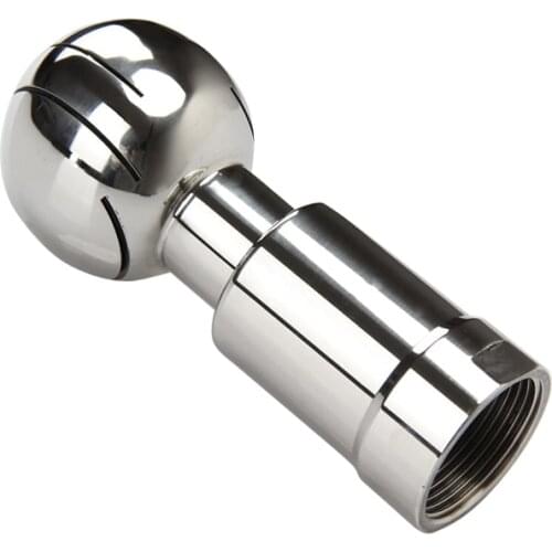 1/4" 3/8'' 1/2'' 3/4'' 1''1-1/4"1-1/2" BSP Female Thread 304 Stainless Steel Sanitary CIP Tank Cleaning Ball Rotating Spray Ball