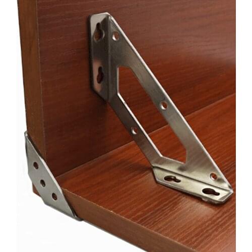 1Pc to 10Pcs Stainless Steel Angle Code Brackets Right Angle Fixed Corner Bracket Hardware Bracket Corner Brace Support
