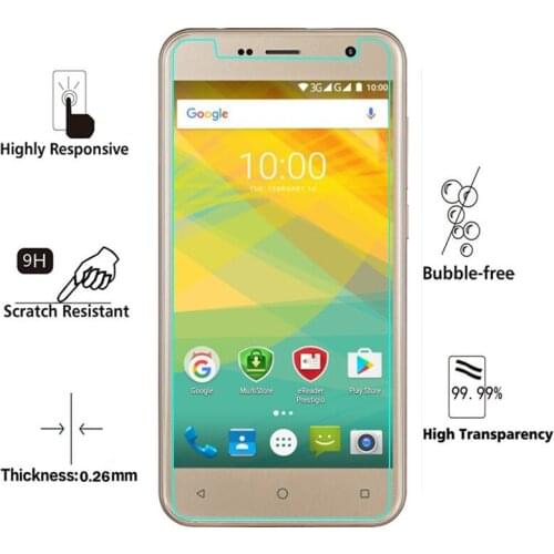 2.5D Glass Protector For Prestigio Muze B3 PSP3512 DUO Tempered Glass Front Film Protective Screen Cover For Prestigio Muze B3