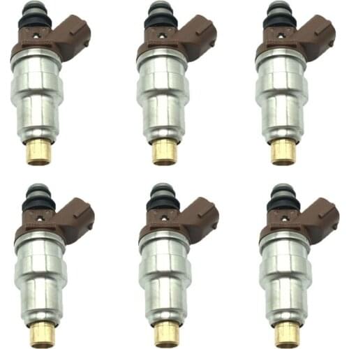 6pcs 23250-75050 Fuel Injector For Toyota 4Runner Tacoma T100 2.7L 23209-79095