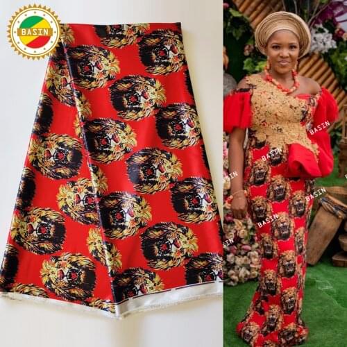 African Ankara Isiagu Prints Silk Lace Fabrics 2021 High Quality Nigerian Bride Or Bridegroom Dress Laces Silk George Material