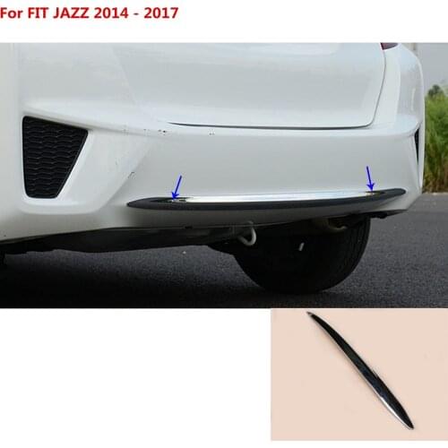For Honda Fit jazz 2014 2015 2016 2017 car body cover protection Bumper accessories trim rear back tail bottom hoods parts 1pcs