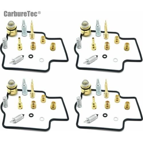 For KAWASAKI ZZR400 ZX400KE 1990 -2006 ZX ZZR 400 KE Carburetor Repair Kit Chamber Seal Float Main Slow Jet Vavle Screw Seat Set