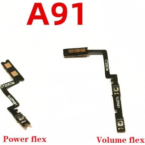 For OPPO A91 Power volume key line up and down button mobile phone switch power button