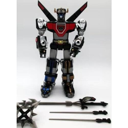 Fantasy Jewel Beast King GoLion Black Green Yellow Red Blue lion Voltron Defender of the Universe Action Figure Black version