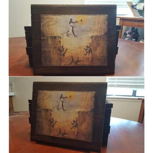 Indiana-jones & The Last Crusade Grail Knight-leap Of Faith Replica Sculpture Modern Art Abstract Figurine Home Decor Statue