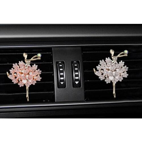 Inlay Water drill Ballerina girl car Air conditioning outlet perfume car perfume car interior accessories car fragrance