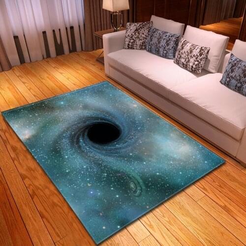 Modern 3D Dream Black Hole Art Home Carpets for Living Room Bedroom Area Rugs Bedside Tea Table Tatepes kids room Custom Carpet