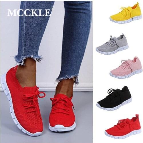 Womens Sneakers Socks Shoes Breathable Knitted Casual Lace up Spring Ladies Shoes Female Students Vulcanized Running Shoes 2021